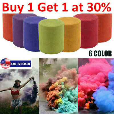 6X Multi-Colors Party Smoke Cake Smoke Effect Show Bomb Party Stage Fog USA